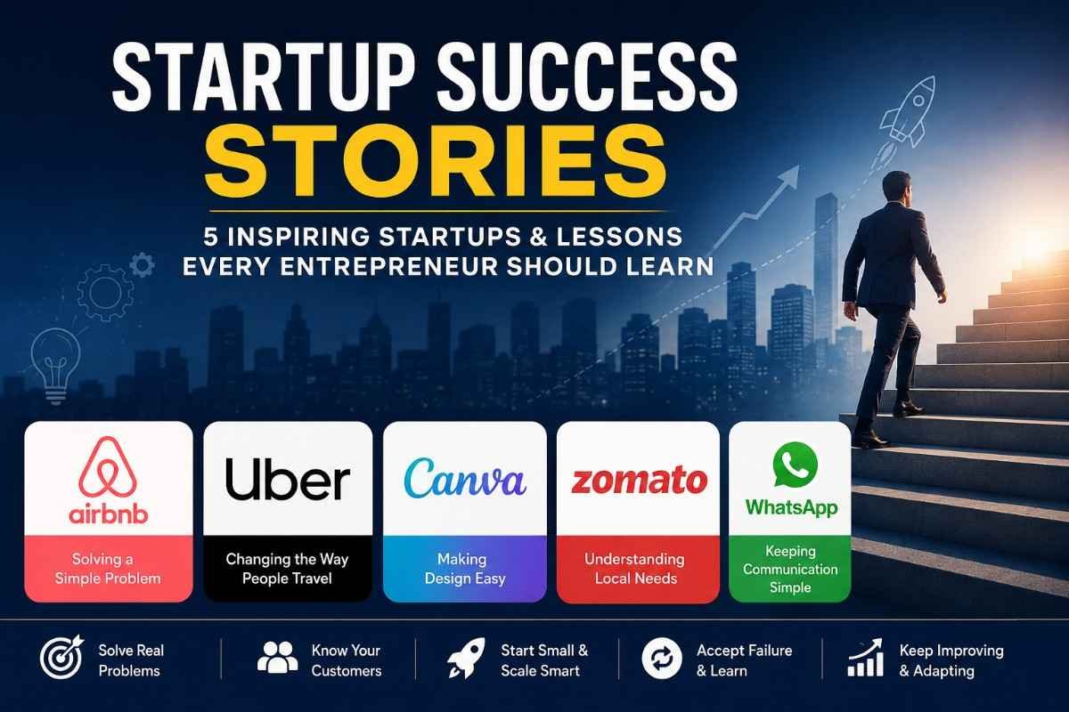 Startup Success Stories: 5 Inspiring Startups and Lessons Every Entrepreneur Should Learn