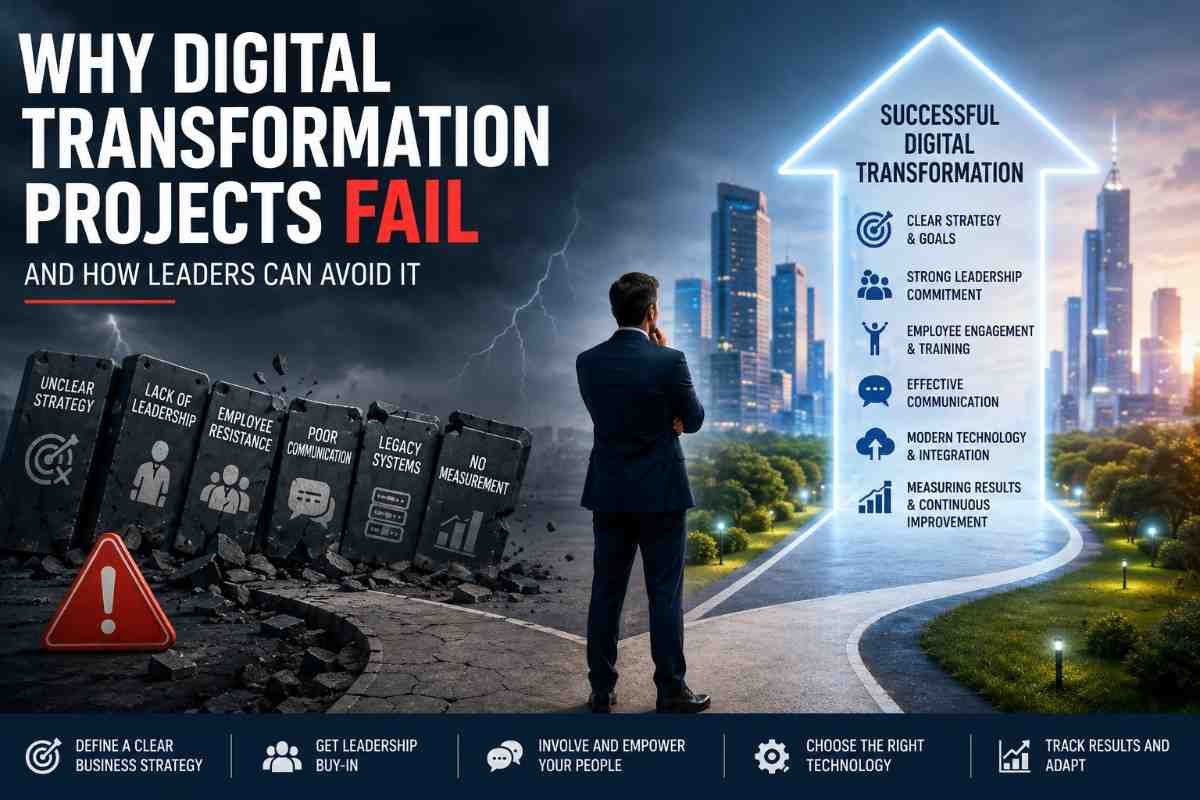 Why Digital Transformation Projects Fail and How Leaders Can Avoid It