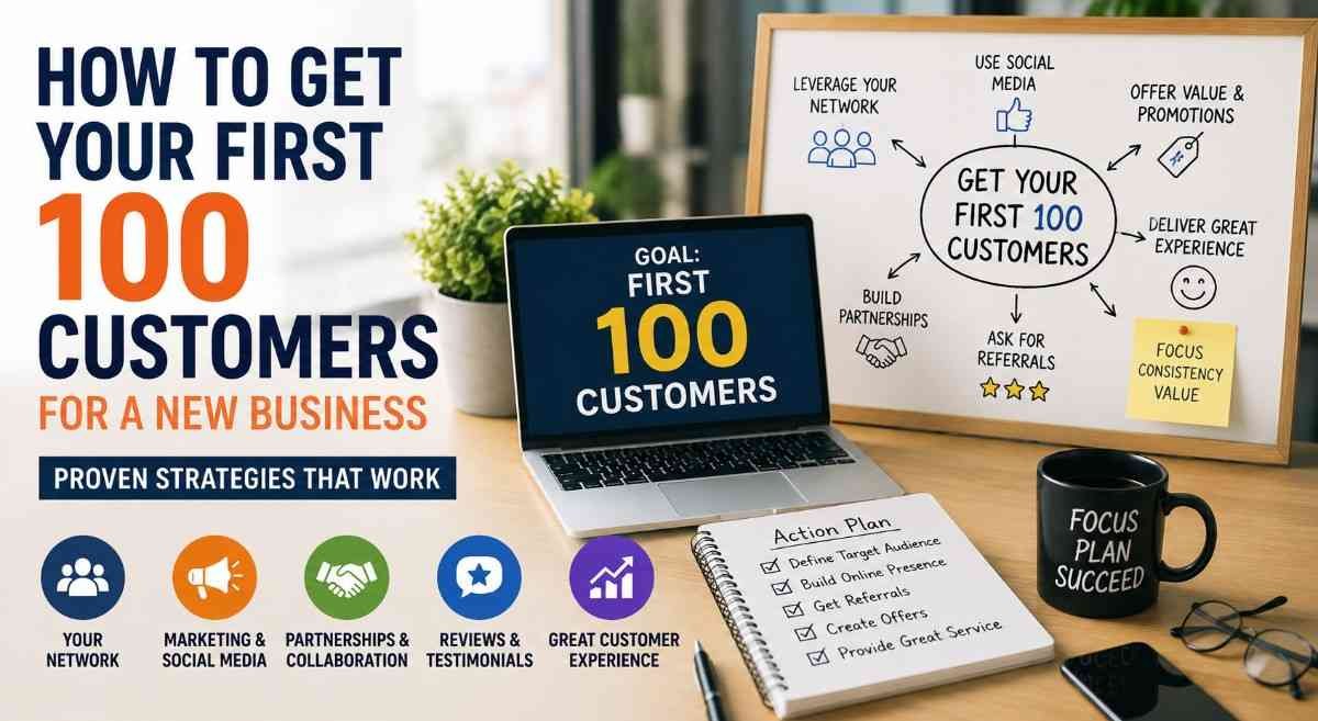 How to Get Your First 100 Customers for a New Business